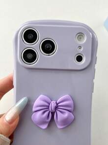 Basic Phone Cases - โบว์ 3 มิติสีชมพู - ดู 6
