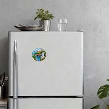 Turkish Riviera In A Blossom Badge – Raised Relief Fridge Decor Featuring Ancient Harbor, Mediterranean Coast & "Antalya Turkiye" Lettering - Antalya - View 5