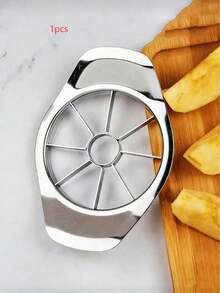 2件套不锈钢苹果切片器，厨房水果去核器，创意水果切碎器，分割器，削皮器，去核器，多功能水果切割工具，可重复使用的厨房水果切割工具 - 彩色 - 查看 11