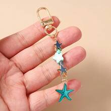 1pc Fashionable Starfish Summer Style Versatile Minimalist Luxury Bag Charm - Multicolor - View 6