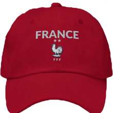 Unisex solskyddsbasebollkeps med texten "France", lämplig för hejarop på fotbollsmatcher - A - Visa 10