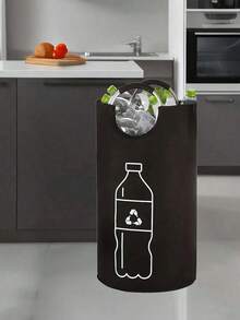 1 Caja de Botellas de Fibra de Poliéster de Gran Capacidad (82 Litros) - Cesta de Ropa Multifuncional y Organizador de Almacenamiento de Cocina, Plegable, Caja de Almacenamiento de Cocina Multiusos, Cesta, Caja y Contenedor, Caja de Organización del Hogar - Multicolor - Ver 5