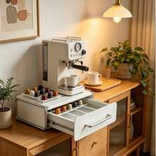 Coffee Capsule Storage Drawer - trắng - Xem 7