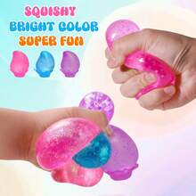 Đồ chơi bóp giảm căng thẳng hình quả xoài dễ thương, bóng bẩy: Đồ chơi bóp giảm căng thẳng mềm mại, trong suốt với hình dạng trái cây đáng yêu, đồ chơi kích thích giác quan giúp giảm lo âu, món quà Ngày của Mẹ hoàn hảo cho những người sưu tầm đồ chơi giảm căng thẳng và người lớn. - màu sắc - Xem 2