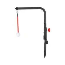 Outdoor Golf Hitting Swing Training Tool , Professional Golf Ball Chipping Practice Hitting Tool, Swing Practice Trainer Golf - Black+Red - View 6
