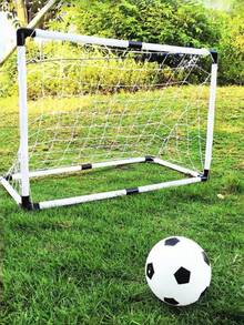 Portable Football Goal Set With Adjustable Heightndoor/Outdoor Soccer Goal For &, Easy Assembly, Sturdy Frame & Net, Backyard Play, Family Sports Gift,Kids Soccer Goal,Kids Soccer Net,Soccer Nets For Backyard,Mini Soccer Goals - Multicolor - View 3