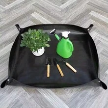 Thảm tái sinh cây trồng, chậu hoa chống thấm nước, tấm lót cấy ghép, kiểm soát đất trồng, dễ vệ sinh, khay làm vườn - nhiều màu - Xem 1