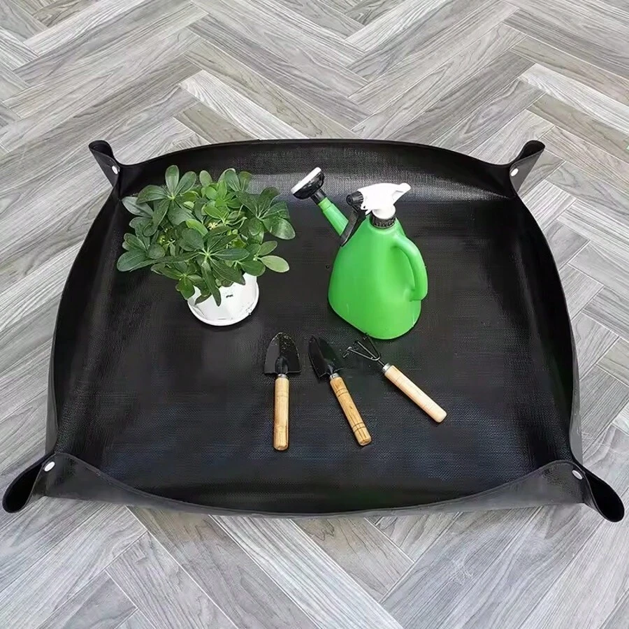 Thảm tái sinh cây trồng, chậu hoa chống thấm nước, tấm lót cấy ghép, kiểm soát đất trồng, dễ vệ sinh, khay làm vườn - nhiều màu - Xem 1
