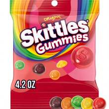 Skittles Gummies Original Gummy Candy 4.2 Oz + Skittles Zero Sugar Singles-To-Go Drink Mix 30 Count Variety Pack – Candy & Drink Combo, 2 Pack - Gummy Candy - View 4