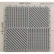 1/4 套装：游泳池防滑镂空地垫 - 防水卫生排水浴室厨房水槽垫（互锁透气设计） - 多色 - 查看 14