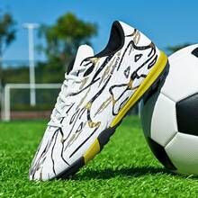 Football Cleats For Men, Women, Youth - High Top, Non-Slip, Training & Match Suitable - White - View 1