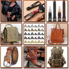 150 Sets Round Flat Head Screws Buttons Metal Screwback Studs Rivets For Leather Crafting 8MM - 150 Sets - View 4