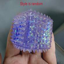 Super Cute 3D Maltose Geometric Cube Squeeze Ball Toy - Soft Squishy Sensory Educational Toy, Easter Party Outdoor Game Gift - 隨機款式(1PC) - 查看 9