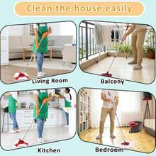 Spin Mop Ead Replacement  Ocedar 3 Microfir Mop Ead 1 E 1 Mop Andle 30-58in Coo Mops Set Compate Wit O-Cedar EaW Microfir Spin Mop (1 Tank Stem) - như hình ảnh - Xem 3