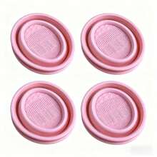 Bộ 4/2/1 dụng cụ vệ sinh cọ trang điểm bằng silicon có thể gập lại, không mùi, dễ làm sạch, thích hợp cho du lịch và tất cả các loại bông mút và cọ trang điểm. - Bát rửa cọ trang điểm - Xem 12