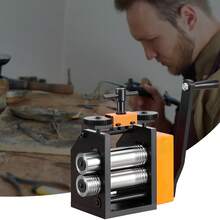 Rolling Mill, 2.95"/75 Mm Jewelry Rolling Mill Machine, 1: 2 Gear Ratio, 3-In-1 Multi-Function Rolling Mill, 0.03-6.5mm Press Thickness For Metal Jewelry Making Sheet Square Wire Semicircle - 1: 2 Gear Ratio 2.95"/75mm 0.03-6.5mm - View 9