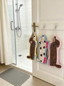 加厚高吸水性柔软速干洗碗布，可爱挂式洗脸巾，浴巾厨房巾，母亲节礼物 - 彩色 - 查看 4