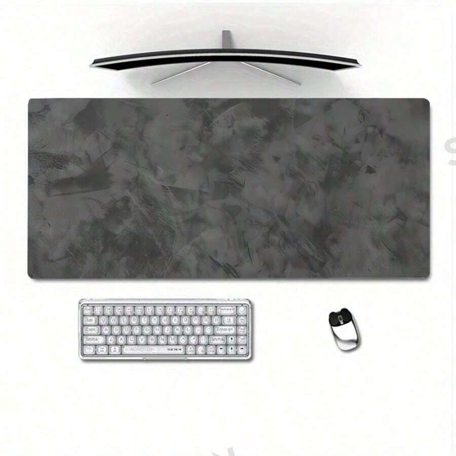 1 Tấm lót bàn phím chơi game cỡ lớn, tấm lót bàn phím laptop, tấm lót bàn làm việc - Thiết kế màu xám đơn giản, tấm lót chuột chơi game cỡ lớn in hình xi măng bê tông màu xám - Đế cao su chống trượt, nhiều kích thước tùy chọn: 40*90 cm (15.7*35.4 inch). - Dễ dàng vệ sinh và giặt được, phù hợp cho gia đình, văn phòng, nơi làm việc, phòng chơi game và ký túc xá; Hoàn hảo làm quà tặng tựu trường, quà tặng cặp đôi dịp lễ, trang trí bàn làm việc, đồ dùng văn phòng, tấm lót bàn và tấm lót chuột. - Kết cấu - Xem 1