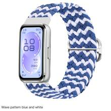 适用于华为 Watch 11/11Pro 的尼龙表带，1 条装，弹力透气，尼龙材质，带魔术贴，可替换表带，也适用于华为 Watch 8/9/10，男女通用时尚智能手表配件，高品质表带替换装。 - 彩色 - 查看 9