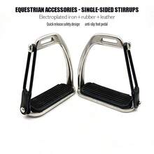Professional Equestrian Single Stirrup, Quick Release Structure, Anti-Slip Shock Absorbing, Riding Training Accessory - Multicolor - View 7