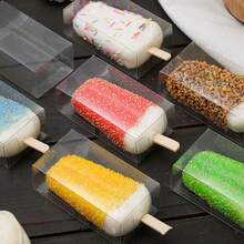 Hộp nhựa PVC trong suốt (5 chiếc/10 chiếc/100 chiếc), dùng đựng kem, bánh macaron, bánh ngọt, kem que mùa hè, hộp bảo quản kem, thích hợp cho tiệc tốt nghiệp, tiệc sinh nhật, đám cưới, tiệc mừng em bé, Ngày của Mẹ, Ngày của Cha. - ngẫu nhiên - Xem 3