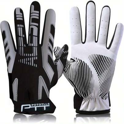 Professional Golf Gloves, Breathable Non-Slip Full Finger Golf Hand Gloves, Durable Golf Gloves For Golfing, Tournament, Driving Range