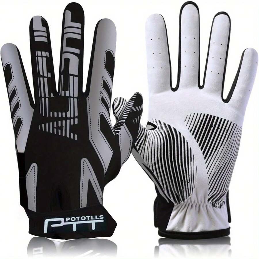 Găng tay golf chuyên nghiệp, găng tay golf kín ngón thoáng khí, chống trơn trượt, găng tay golf bền bỉ dành cho chơi golf, thi đấu và tập luyện trên sân tập. - A - Xem 1