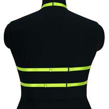Sujetador de estilo punk con cadena metálica para mujer de talla grande, disfraz gótico para Navidad/Halloween/Carnaval - Multicolor - Ver 9