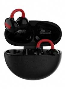 Auriculares inalámbricos de oreja abierta Coca-Cola T60, compatibles con conexión inalámbrica Bluetooth 6.0, traducción en tiempo real con IA, posicionamiento remoto mediante aplicación, 25 horas de duración de batería total, control táctil, diseño de oreja abierta adecuado para deportes y uso diario - Ver 7