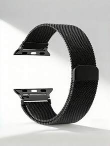 时尚金属米兰尼斯表带，兼容 38mm–49mm，磁吸式不锈钢表带，男女通用，可替换表带，兼容 SE Ultra Series 11 10 9 8 7 6 5 4 3 2 1 - 轉接頭款米蘭 - 查看 14