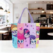 Hasbro Cartoon Cute Pony Theme Children's Handbag, Girls' Shoulder Tote Bag, Student Satchel, Birthday & Children's Day Gift - Multicolor - View 12