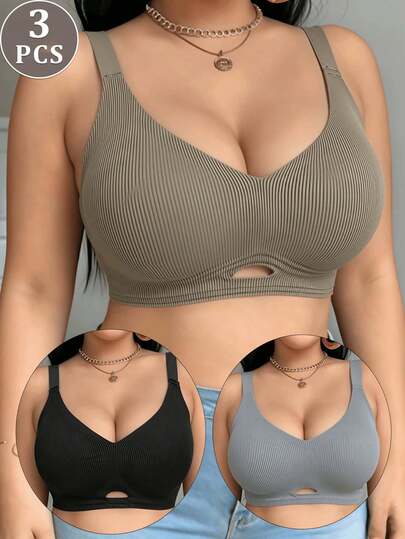 Seamless Bra For Small Bust, Lift And Support, Latex Gel Soft Cup Sports Bra