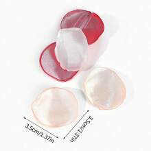 100 Stücke/Packung Kunstseide Sahne Rosenblätter, DIY verbrannte Kante Rosenblätter, geeignet für Feiertage, Single Ladies Party, Hochzeitsdekoration (35 Farboptionen) - Rosenblätter - Übersicht 4