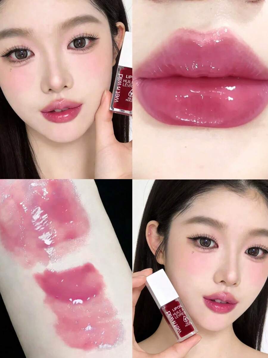 Wet n Wild Wet & Wild 透明唇油，可分层唇膏，唇彩，保湿润唇膏，闪亮 - 紫暮蝶綺 - 查看 1