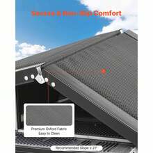 Pet Vehicle Ramps - 160 X 43,2 cm Oxford-gewebeoberfläche - View 3