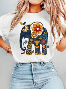 Women T-Shirts - Black - View 10