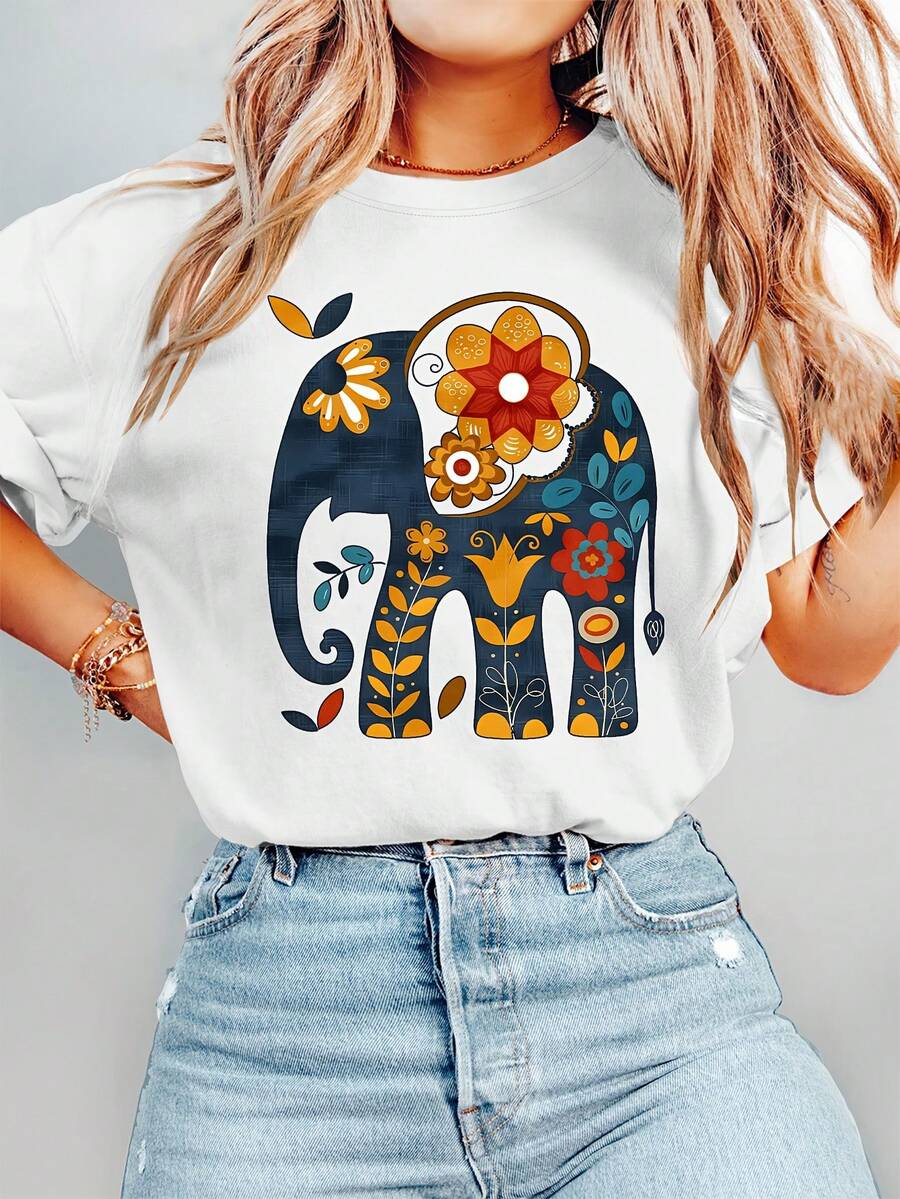 Women T-Shirts - White - View 1