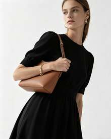Kate Spade Bolso bandolera pequeño de mujer de la serie KS 454 con correa de cadena - Marrón - Ver 4