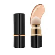 Juego de brochas de maquillaje portátil multifuncional 3 en 1, con tapa desmontable, brochas para base, polvos y colorete, cepillo de maquillaje multifuncional de fácil desmontaje 3 en 1 - Multicolor - Ver 12
