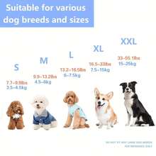 XS-XXL 时尚宠物polo衫毛衣，套头款式，适合小型和中型犬 - 彩色 - 查看 3