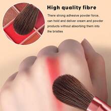 18支化妆刷套装，多功能入门级 | 方便旅行携带，送礼佳品 | 新手/女性的完美之选 - 彩色 - 查看 8