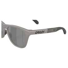 Oakley Frogskin Sunglasses |  | Men Sunglasses - Titanium / Prizm Black Polarized - View 6