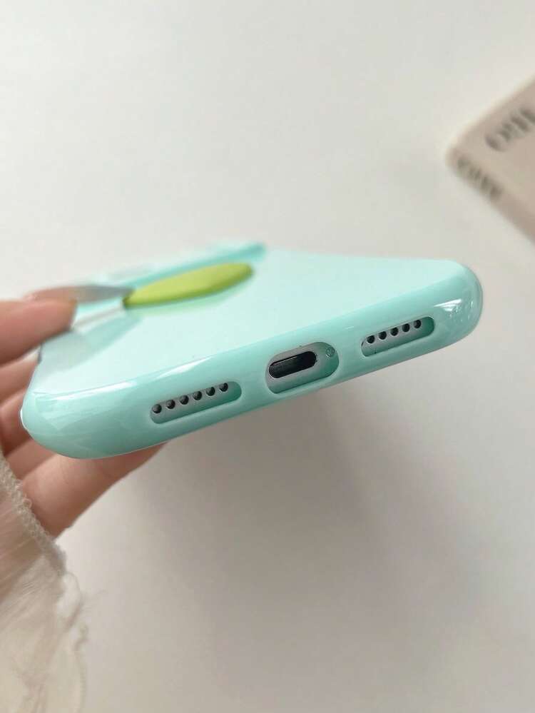 Basic Phone Cases - Corazón amarillo en 3D - Añade 6