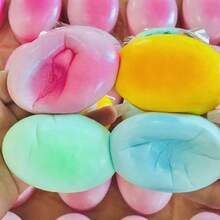 1pc 4-Color Cheesecake Squishy Toy - Stress Relief Toy, Soft Squeeze Toy, Fidget Toy, Stitch Toys, Travel Toys, Classroom Fidget Toys, Mini Bath Toys, Christmas Stationery, Birthday Gift, Perfect Gift - Multicolor - View 3