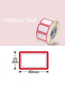 1000pcs Waterproof, Oil-Proof Labels - Suitable For Refrigerator, Freezer, Food Storage Room And Kitchen Organization - Perfect For Food Containers, Jars, Lunch Boxes, Food Storage Labels, Minimalist Design, Oil-Resistant Material, Busy Households, Thank You Stickers, Birthday Stickers, Gift Labels, Label Stickers - Multicolor - View 11