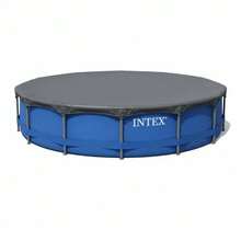 Intex 12 Ft Pool Cover And 15.5 Ft Ground Cloth – Protective Pool Cover With Heavy-Duty Base Mat - 泳池蓋 - 查看 5