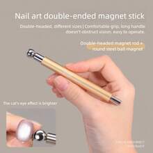 BAOSHIMAN Magnetic Pen With Double-Ended Cat Eye Nail Polish Magnet, Large Size Multifunctional Magnetic Nail Art Tool, Suitable For Nail Salons Or Home DIY Cat Eye Manicure, Easy To Operate - Multicolor - View 10