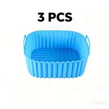Bộ 1/2 chiếc, Thảm nướng silicon dùng cho nồi chiên không dầu, Thảm hấp silicon chịu nhiệt cao dùng trong gia đình, Khuôn nướng - Xem 19