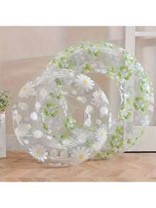 1 chiếc phao bơi bơm hơi họa tiết hoa cúc và cỏ ba lá - Phao trong suốt, nhiều kích cỡ, thích hợp cho ao, hồ, bãi biển, thiết kế nhẹ có thể dùng làm vật trang trí sân vườn/nhà cửa và phao bơi. - Nhiều kiểu dáng - Xem 2