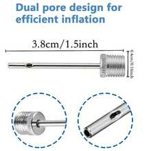 10pcs Inflation Needles, Suitable For Football, Basketball And Rugby Air Pump Parts, Stainless Steel Inflation Needle Set, Portable Air Pump, Essential For Basketball, Football, Volleyball Balls, Necessary For Gym, School Playground, Batteries Not Included - Multicolor - View 2